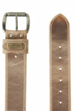 Flash Sale CAMP DAVID & SOCCX Ledergürtel beige
