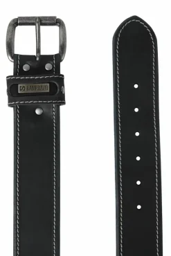 Discount CAMP DAVID & SOCCX Ledergürtel black