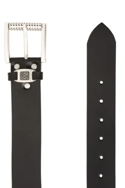 Store CAMP DAVID & SOCCX Ledergürtel im Used Look black