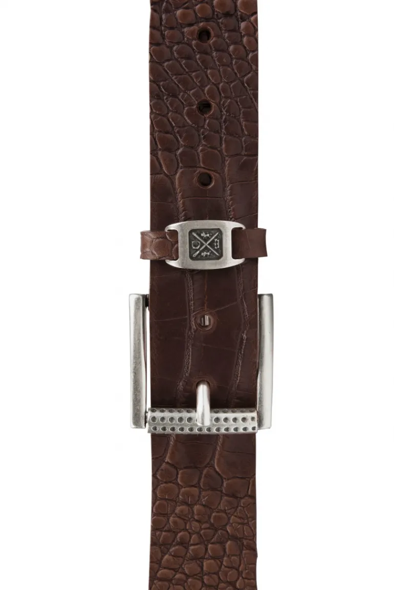 Online CAMP DAVID & SOCCX Ledergürtel im Used Look dark brown darkbrown