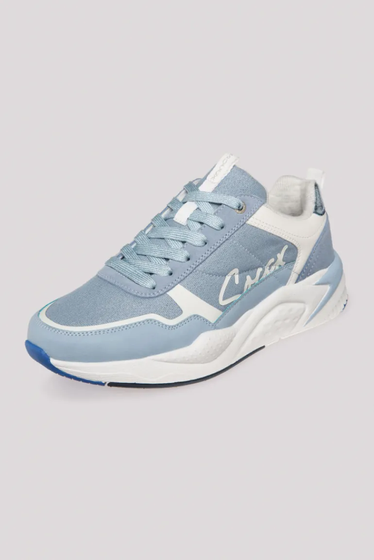 Flash Sale CAMP DAVID & SOCCX Leichter Sneaker mit Glitter-Design cool blue coolblue