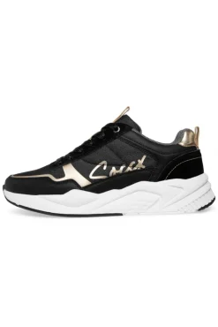 Cheap CAMP DAVID & SOCCX Leichter Sneaker mit Glitter-Design black
