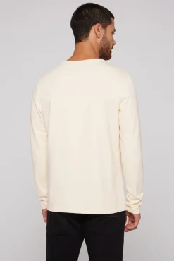 Best CAMP DAVID & SOCCX Longsleeve mit Logo Print ecru