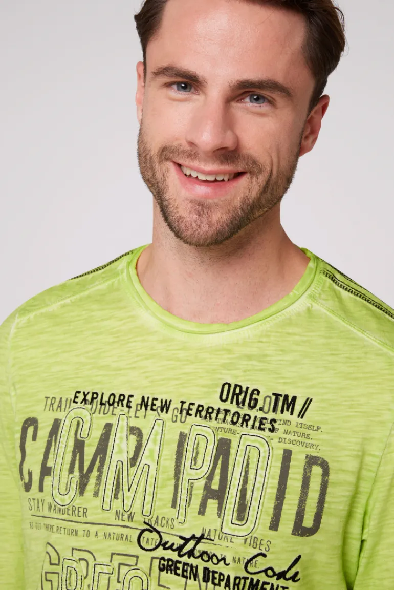 Best Sale CAMP DAVID & SOCCX Longsleeve mit Tapes und Logo-Applikationen poison ivy poisonivy