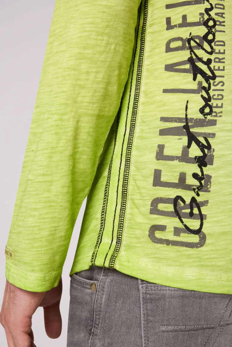 Best Sale CAMP DAVID & SOCCX Longsleeve mit Tapes und Logo-Applikationen poison ivy poisonivy