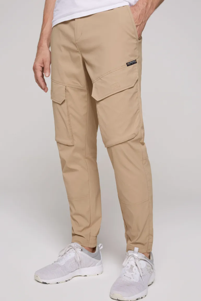 Flash Sale CAMP DAVID & SOCCX Outdoorhose im Cargo-Stil peanut