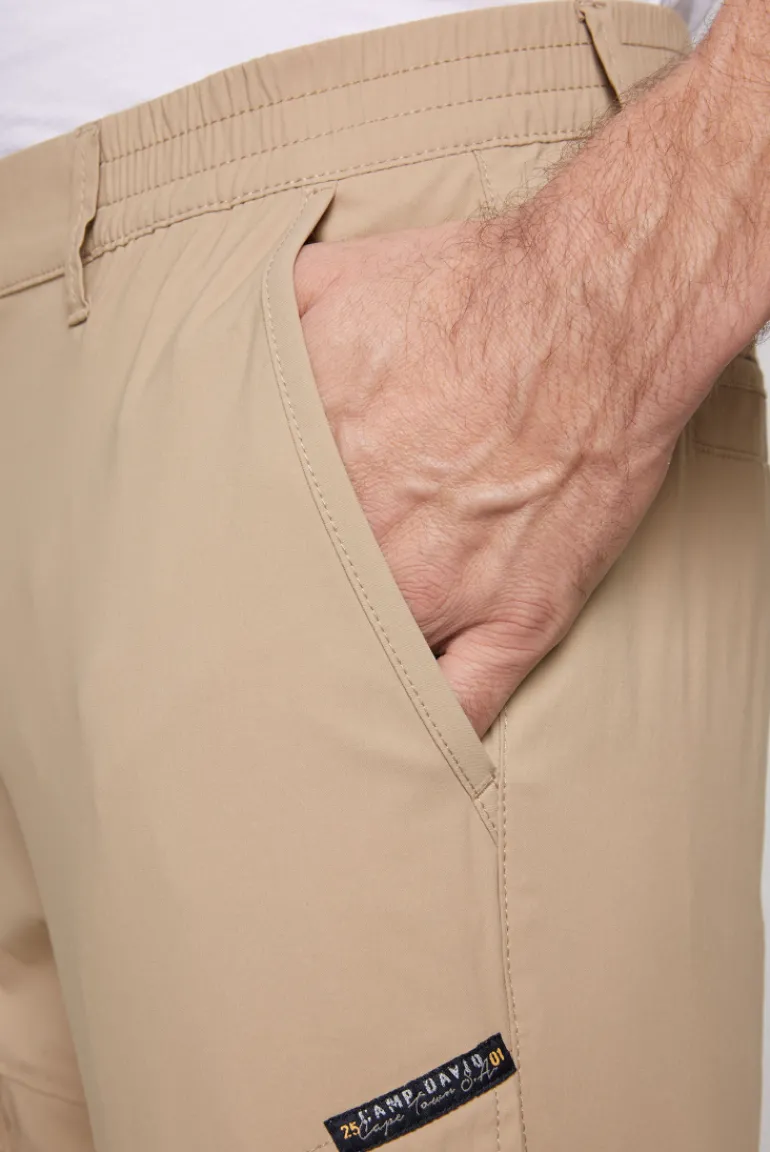 Flash Sale CAMP DAVID & SOCCX Outdoorhose im Cargo-Stil peanut