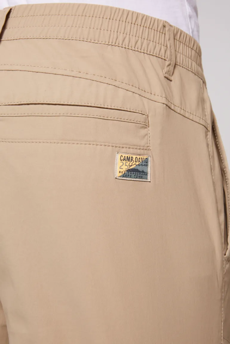 Flash Sale CAMP DAVID & SOCCX Outdoorhose im Cargo-Stil peanut