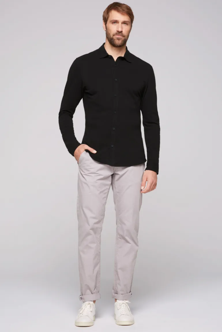 Flash Sale CAMP DAVID & SOCCX Oxford Langarmhemd black