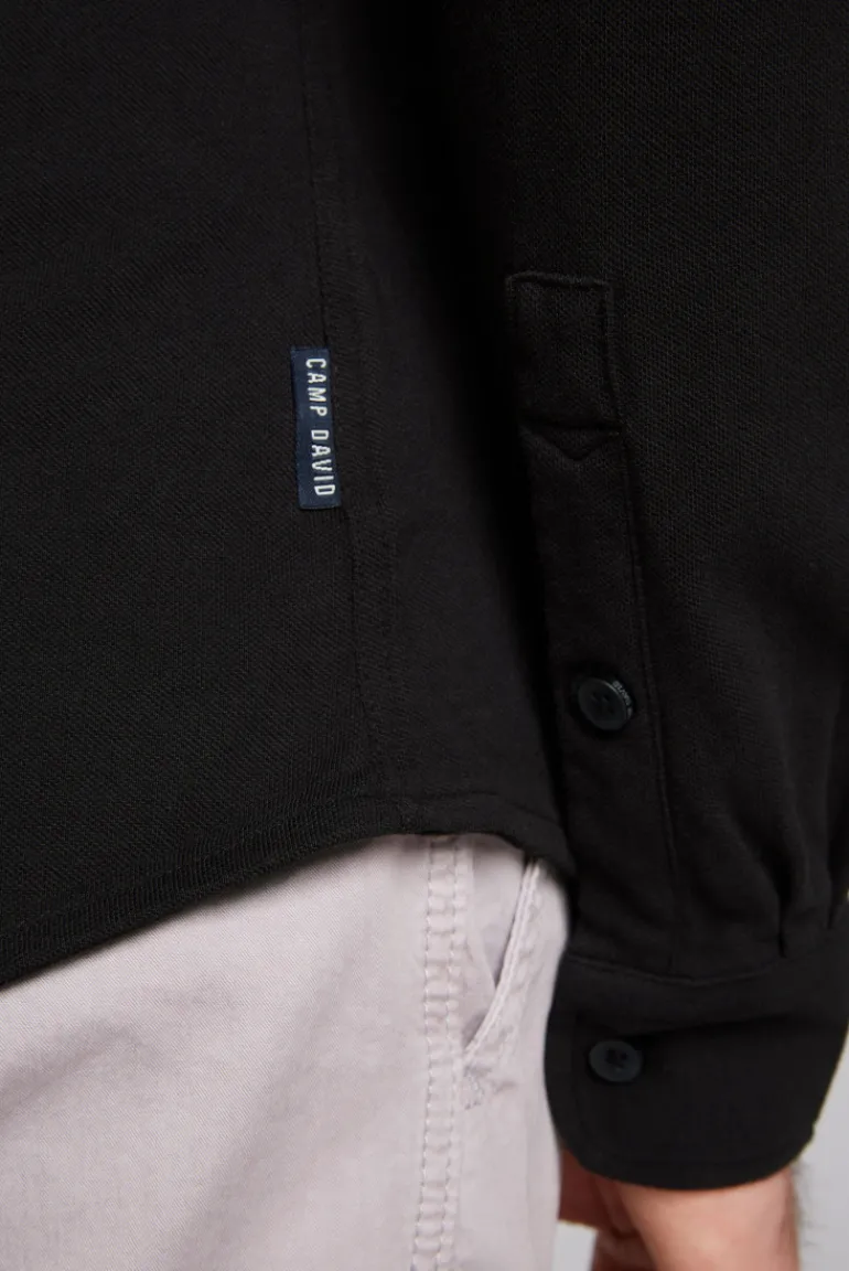 Flash Sale CAMP DAVID & SOCCX Oxford Langarmhemd black