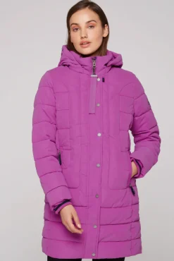Best Sale CAMP DAVID & SOCCX Peached Parka mit abtrennbarer Kapuze iced berry icedberry