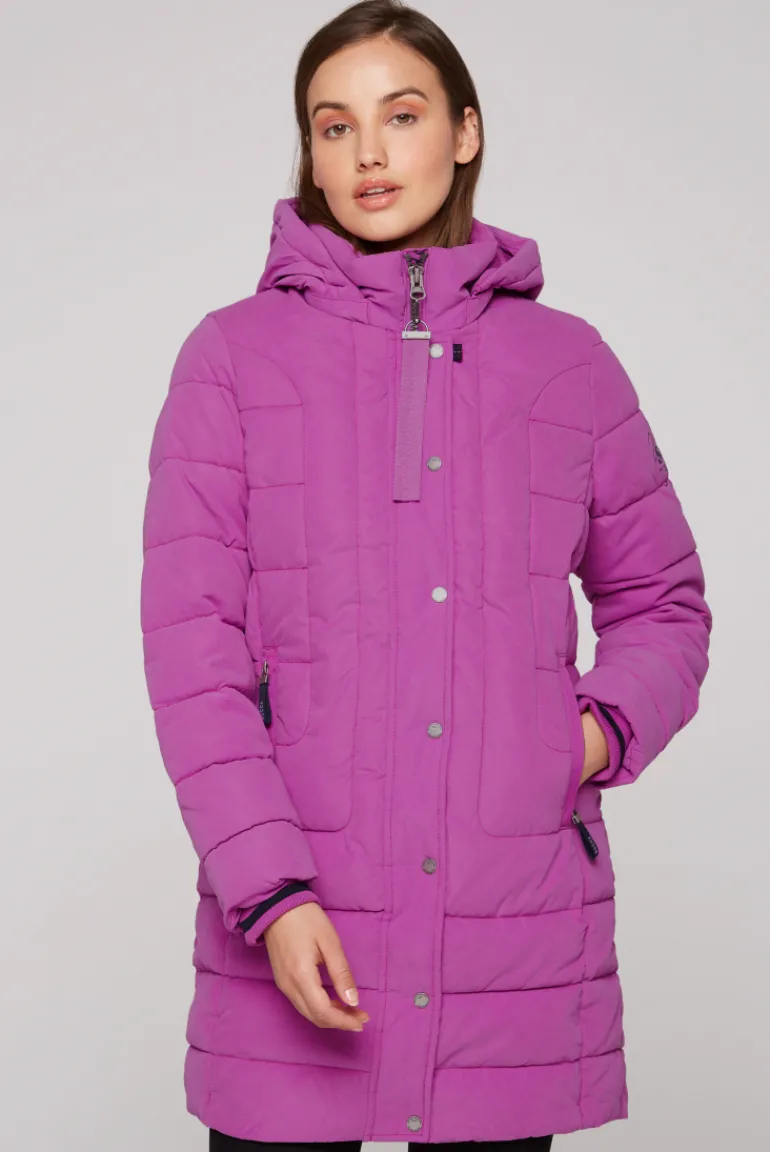 Best Sale CAMP DAVID & SOCCX Peached Parka mit abtrennbarer Kapuze iced berry icedberry