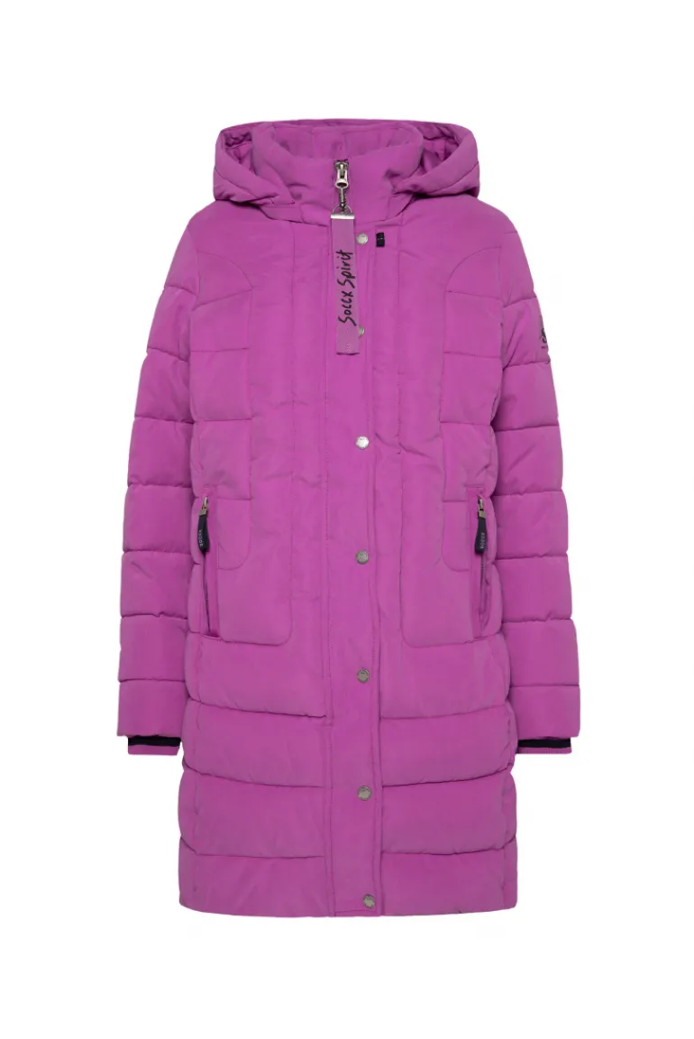 Best Sale CAMP DAVID & SOCCX Peached Parka mit abtrennbarer Kapuze iced berry icedberry