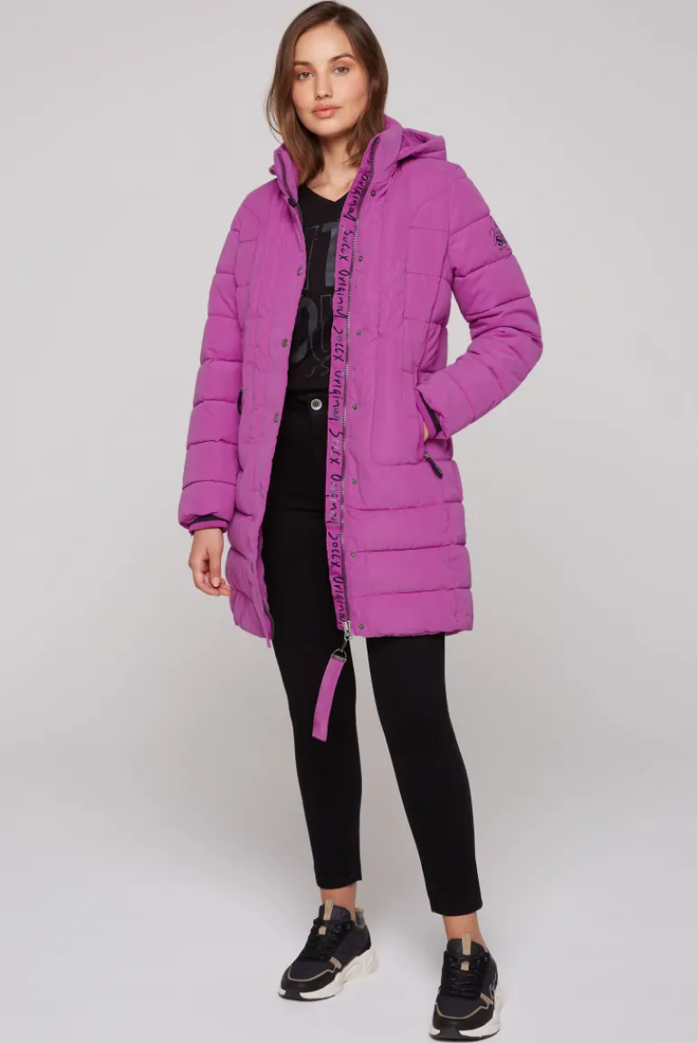 Best Sale CAMP DAVID & SOCCX Peached Parka mit abtrennbarer Kapuze iced berry icedberry