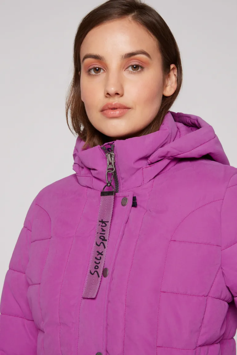 Best Sale CAMP DAVID & SOCCX Peached Parka mit abtrennbarer Kapuze iced berry icedberry