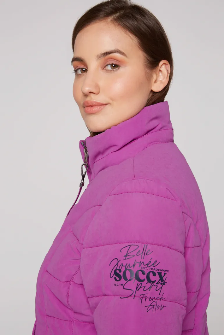 Best Sale CAMP DAVID & SOCCX Peached Parka mit abtrennbarer Kapuze iced berry icedberry