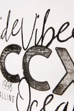 Store CAMP DAVID & SOCCX Pikee-Polo mit Rücken-Artwork ivory