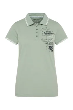 Best CAMP DAVID & SOCCX Pikee-Polo mit Rücken-Artwork muted aqua mutedaqua