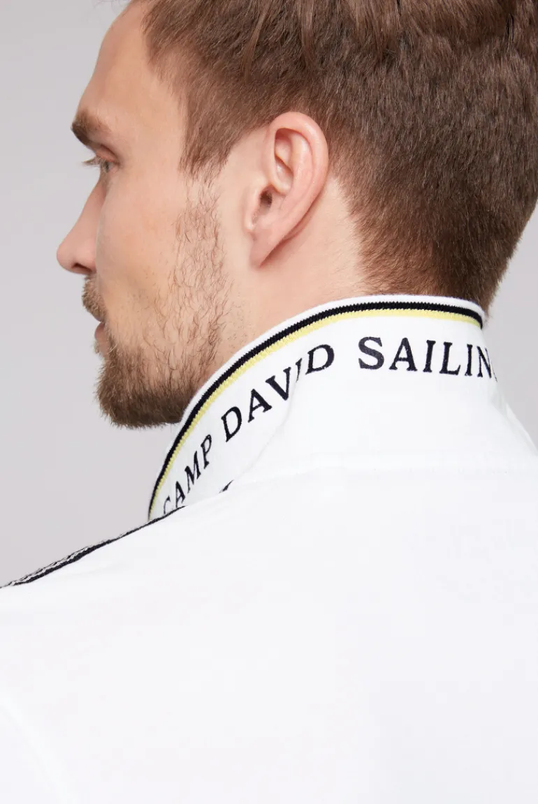 Best Sale CAMP DAVID & SOCCX Pikee-Polo mit Tipping-Effekten opticwhite