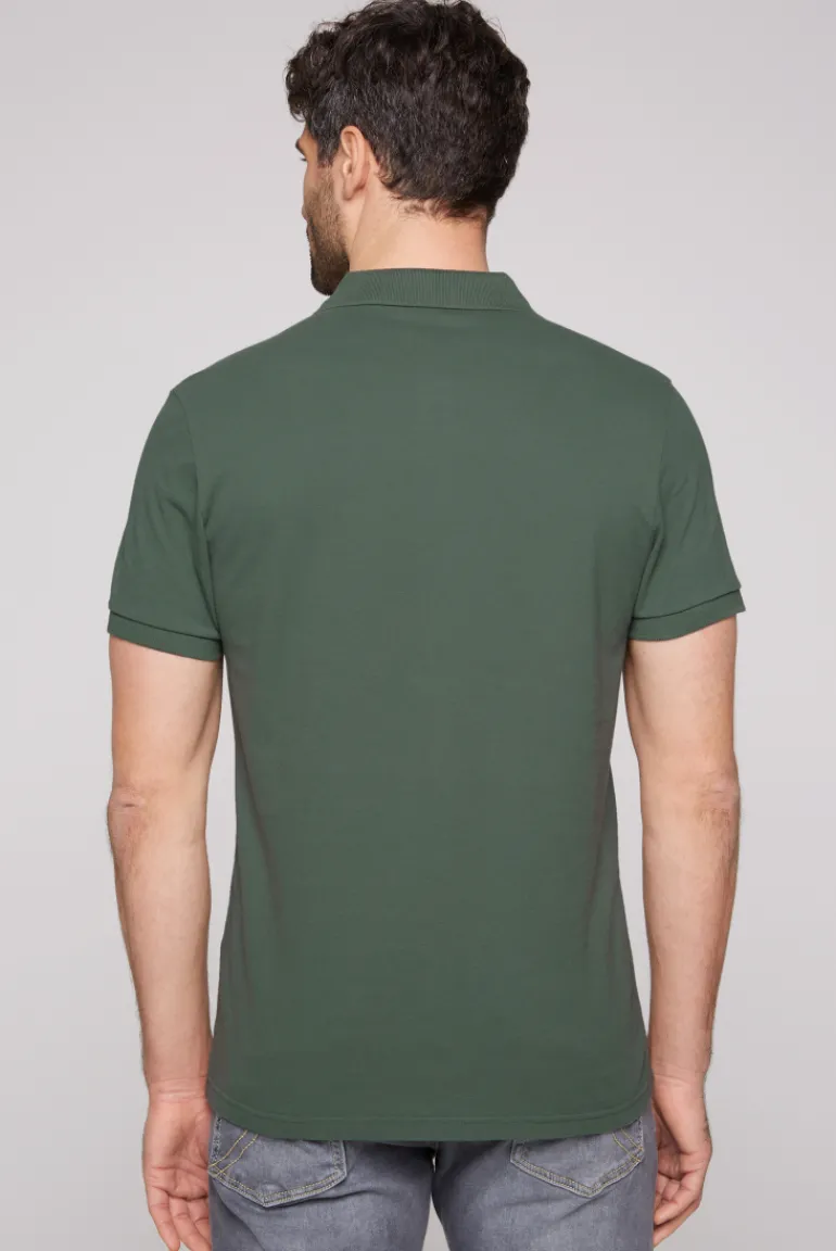 Fashion CAMP DAVID & SOCCX Pikee-Poloshirt mit Sailing Print grey green | L greygreen