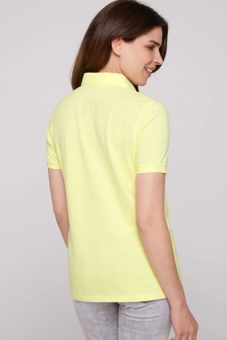 Flash Sale CAMP DAVID & SOCCX Poloshirt aus Pikee mit Glitter Print sunlight