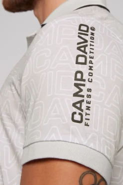 Cheap CAMP DAVID & SOCCX Poloshirt mit All Over Print shell