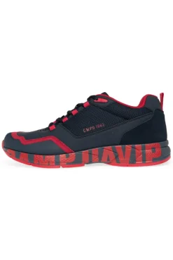 Sale CAMP DAVID & SOCCX Power Sneaker im Materialmix mit XL-Logo navy / red