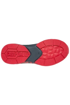 Sale CAMP DAVID & SOCCX Power Sneaker im Materialmix mit XL-Logo navy / red