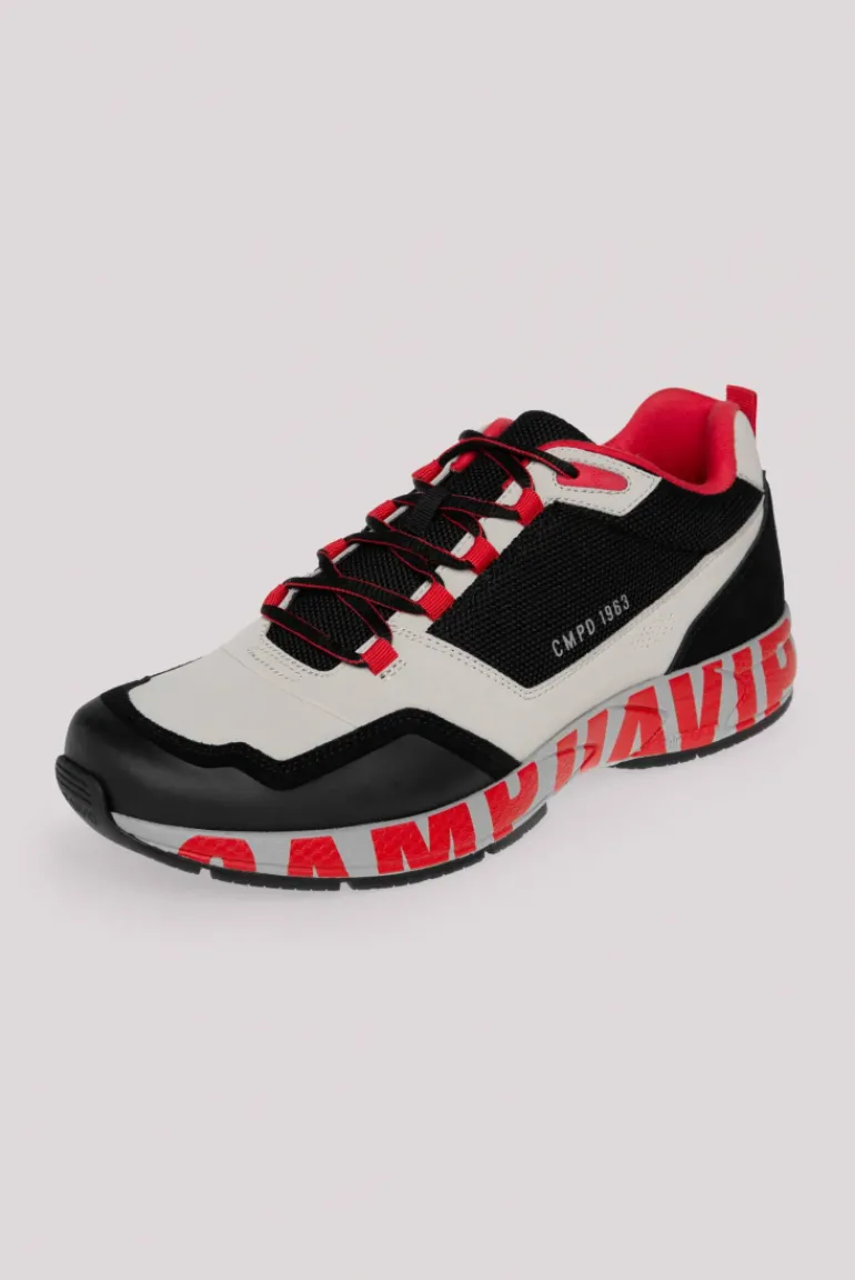 Best CAMP DAVID & SOCCX Power Sneaker im Materialmix mit XL-Logo black