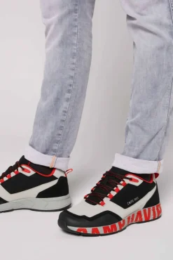 Best CAMP DAVID & SOCCX Power Sneaker im Materialmix mit XL-Logo black