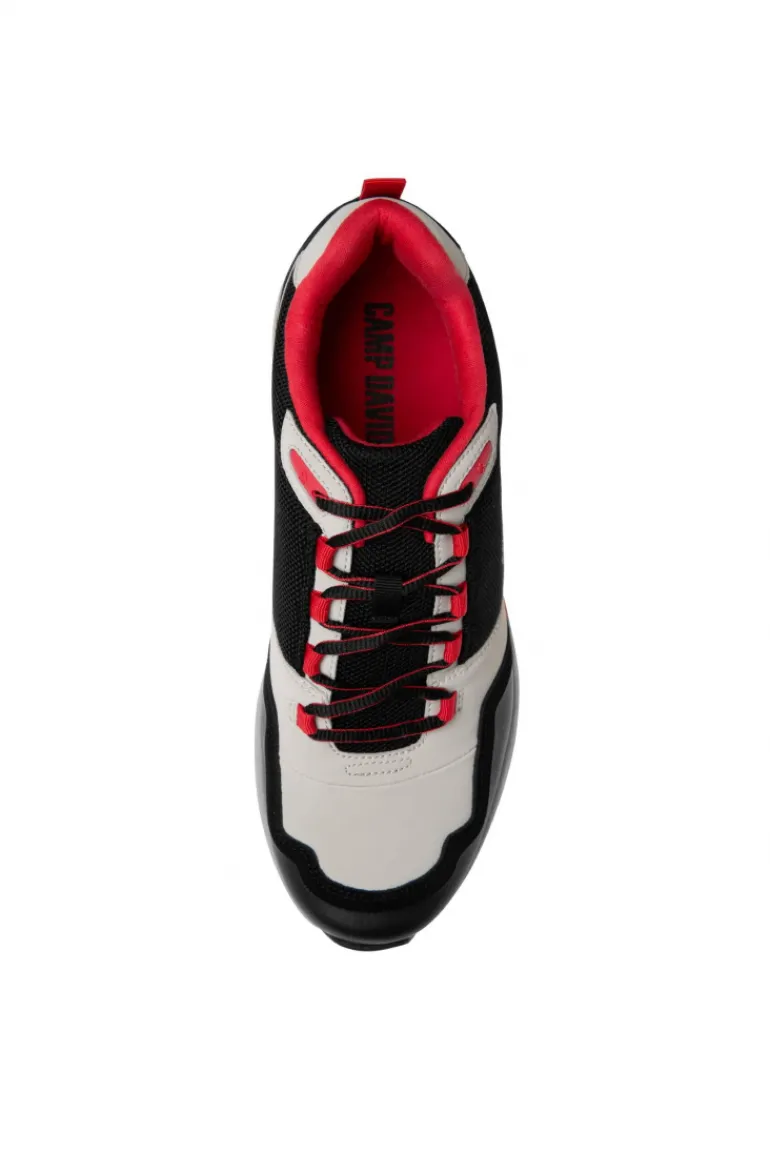 Best CAMP DAVID & SOCCX Power Sneaker im Materialmix mit XL-Logo black