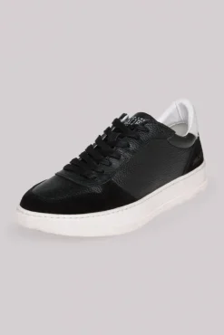 Best Sale CAMP DAVID & SOCCX Premium Sneaker aus Leder | 46 black