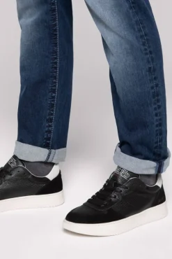 Best Sale CAMP DAVID & SOCCX Premium Sneaker aus Leder | 46 black