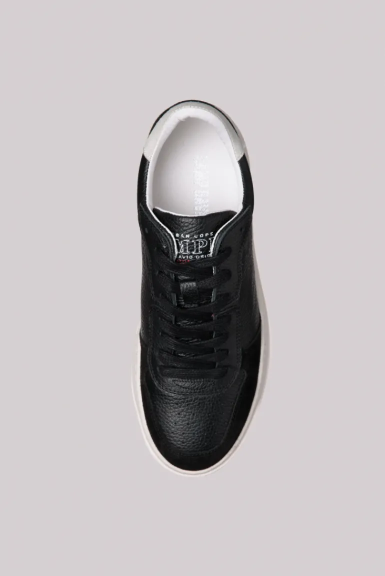 Best Sale CAMP DAVID & SOCCX Premium Sneaker aus Leder | 46 black