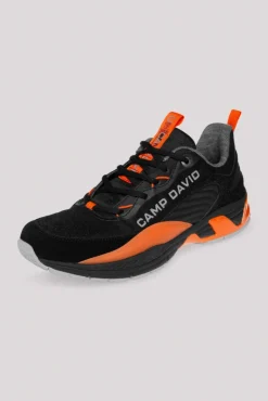 Online CAMP DAVID & SOCCX Premium Sneaker im Knit-Design mit 3D-Rubber-Elementen black
