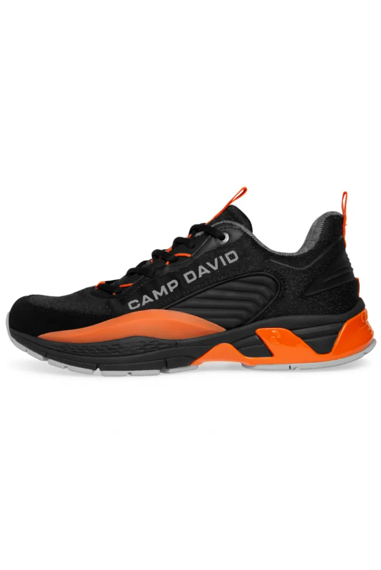 Online CAMP DAVID & SOCCX Premium Sneaker im Knit-Design mit 3D-Rubber-Elementen black