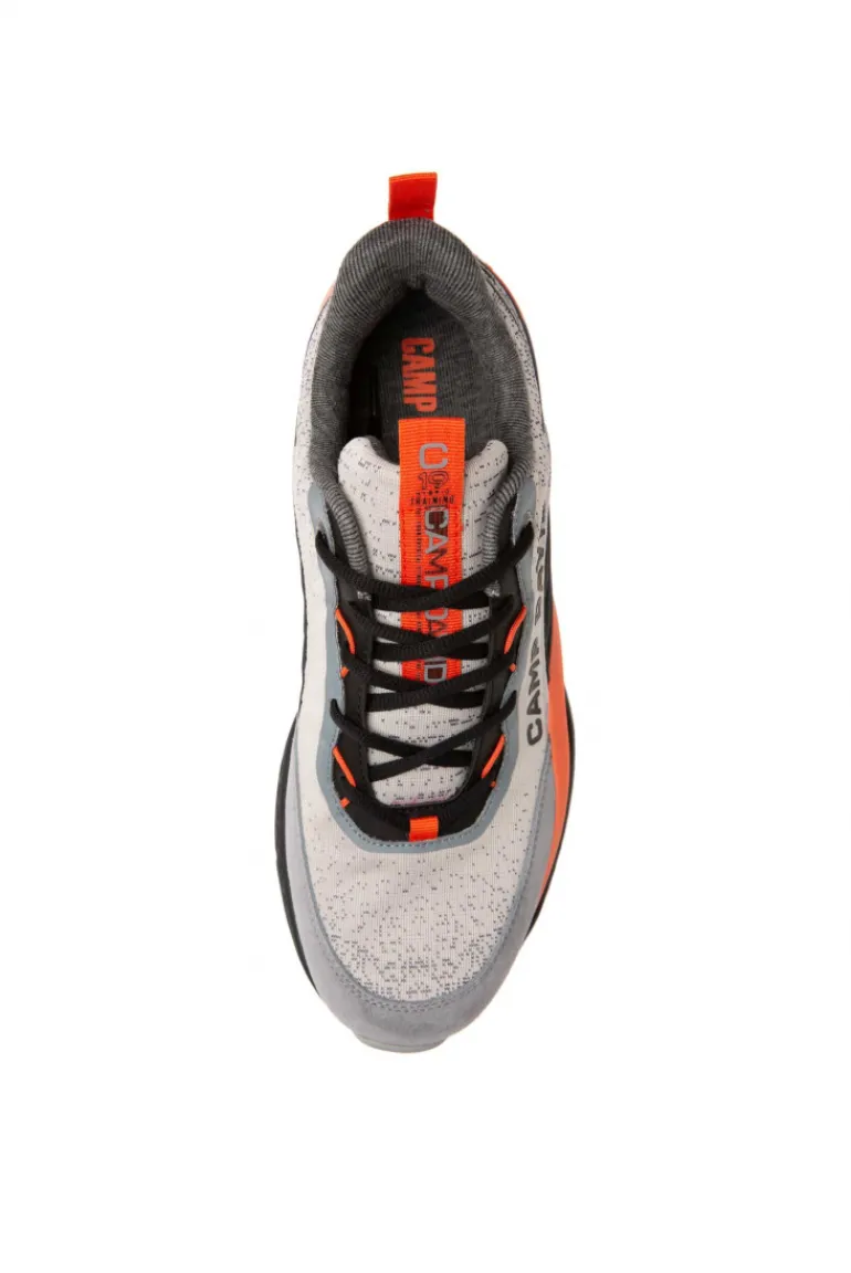 Fashion CAMP DAVID & SOCCX Premium Sneaker im Knit-Design mit 3D-Rubber-Elementen shell / black