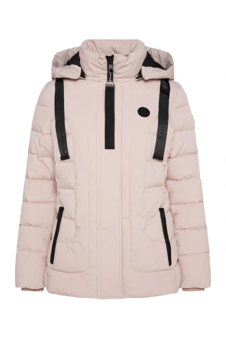 Shop CAMP DAVID & SOCCX Puffer-Jacke mit abtrennbarer Kapuze light beige lightbeige