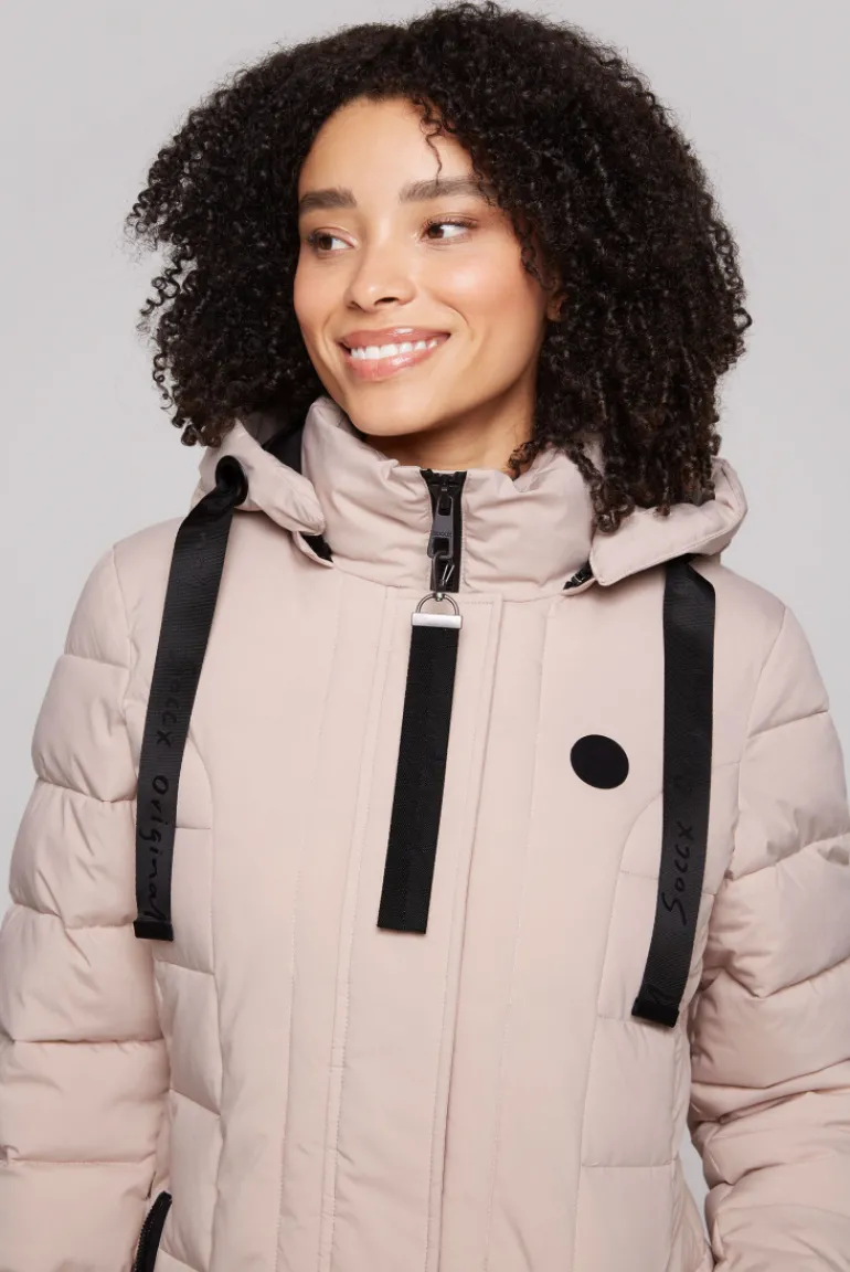 Shop CAMP DAVID & SOCCX Puffer-Jacke mit abtrennbarer Kapuze light beige lightbeige