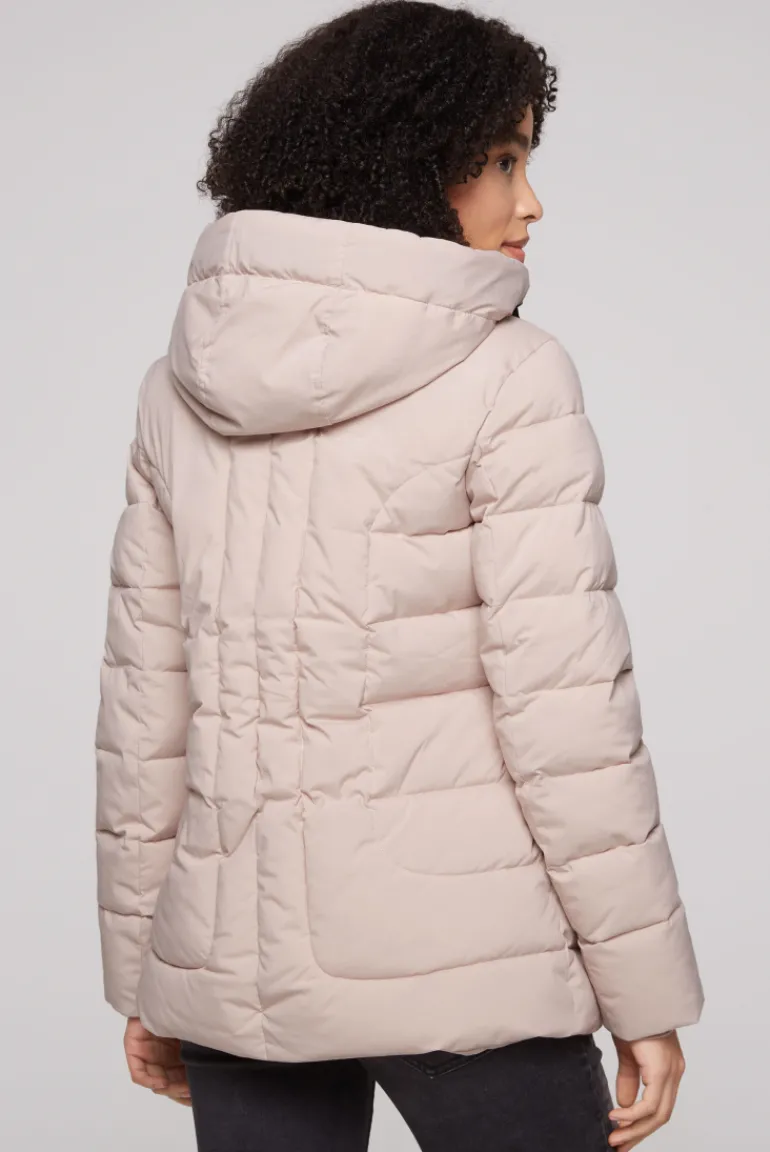 Shop CAMP DAVID & SOCCX Puffer-Jacke mit abtrennbarer Kapuze light beige lightbeige