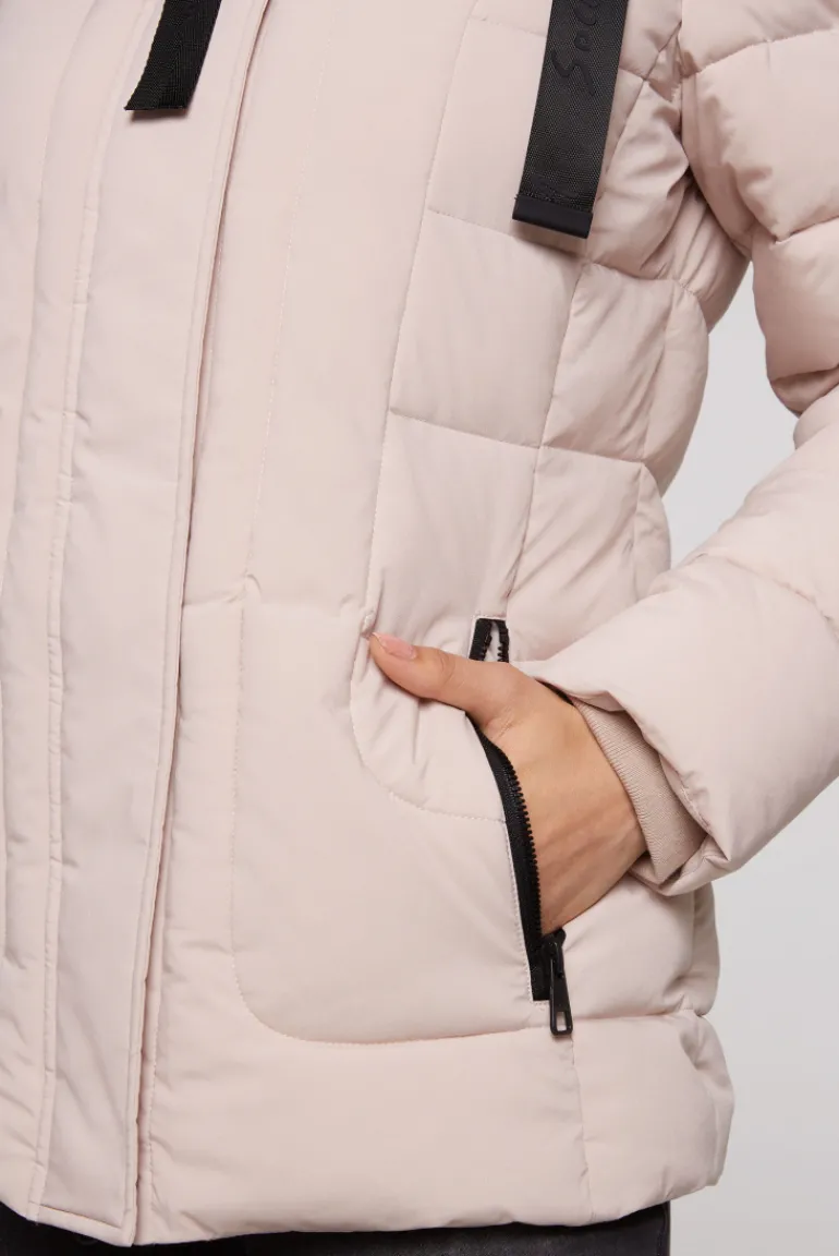 Shop CAMP DAVID & SOCCX Puffer-Jacke mit abtrennbarer Kapuze light beige lightbeige