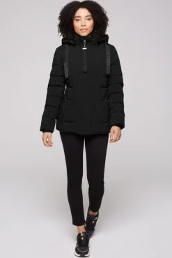 Best CAMP DAVID & SOCCX Puffer-Jacke mit abtrennbarer Kapuze black