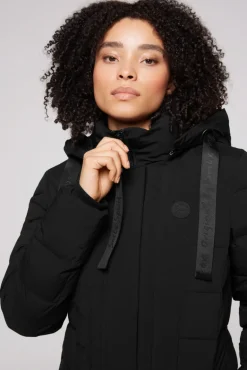 Best CAMP DAVID & SOCCX Puffer-Jacke mit abtrennbarer Kapuze black