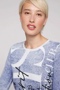 Cheap CAMP DAVID & SOCCX Pullover mit Acid Prints vividblue