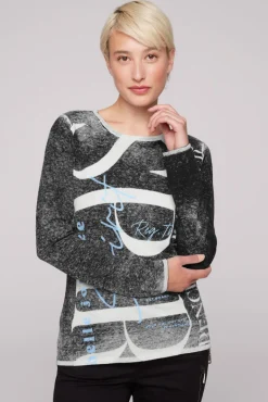 Best CAMP DAVID & SOCCX Pullover mit Acid Prints black