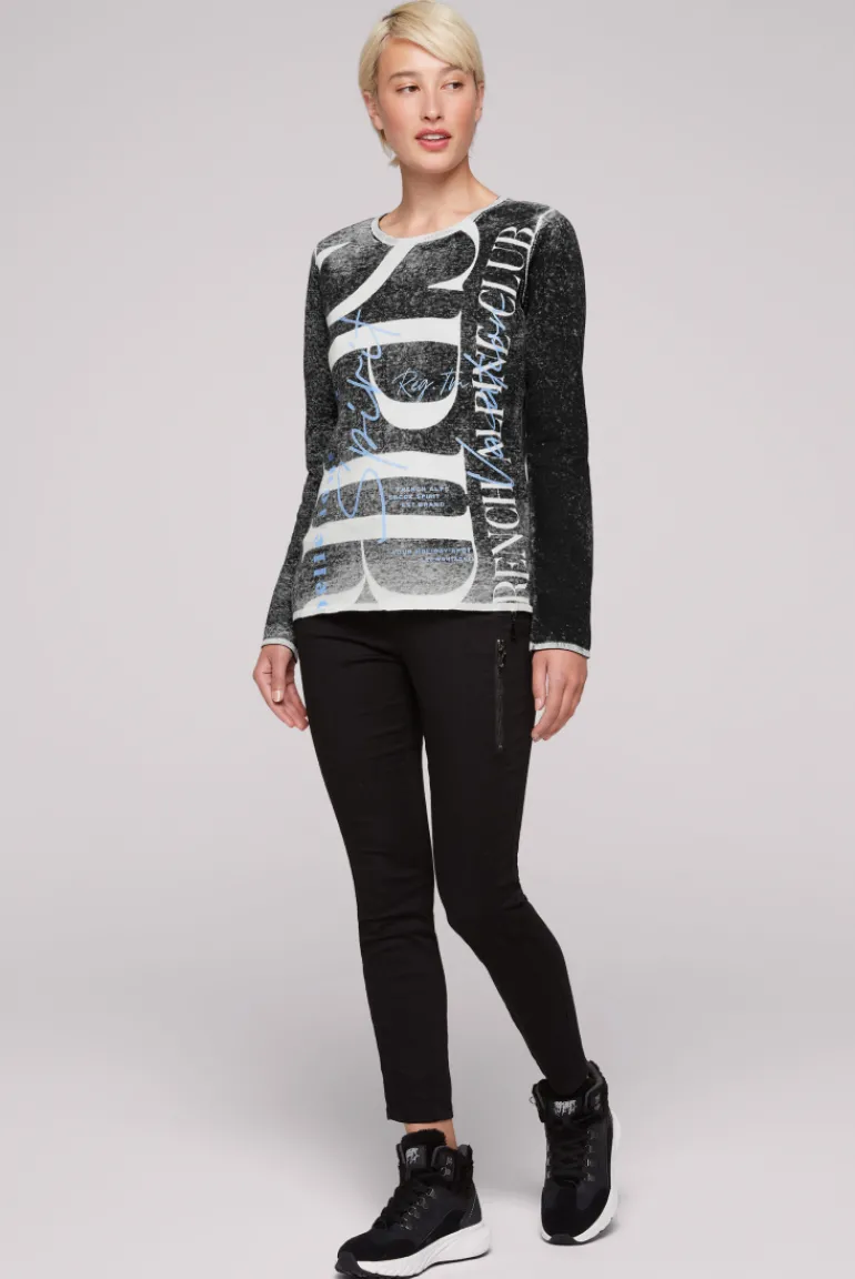 Best CAMP DAVID & SOCCX Pullover mit Acid Prints black