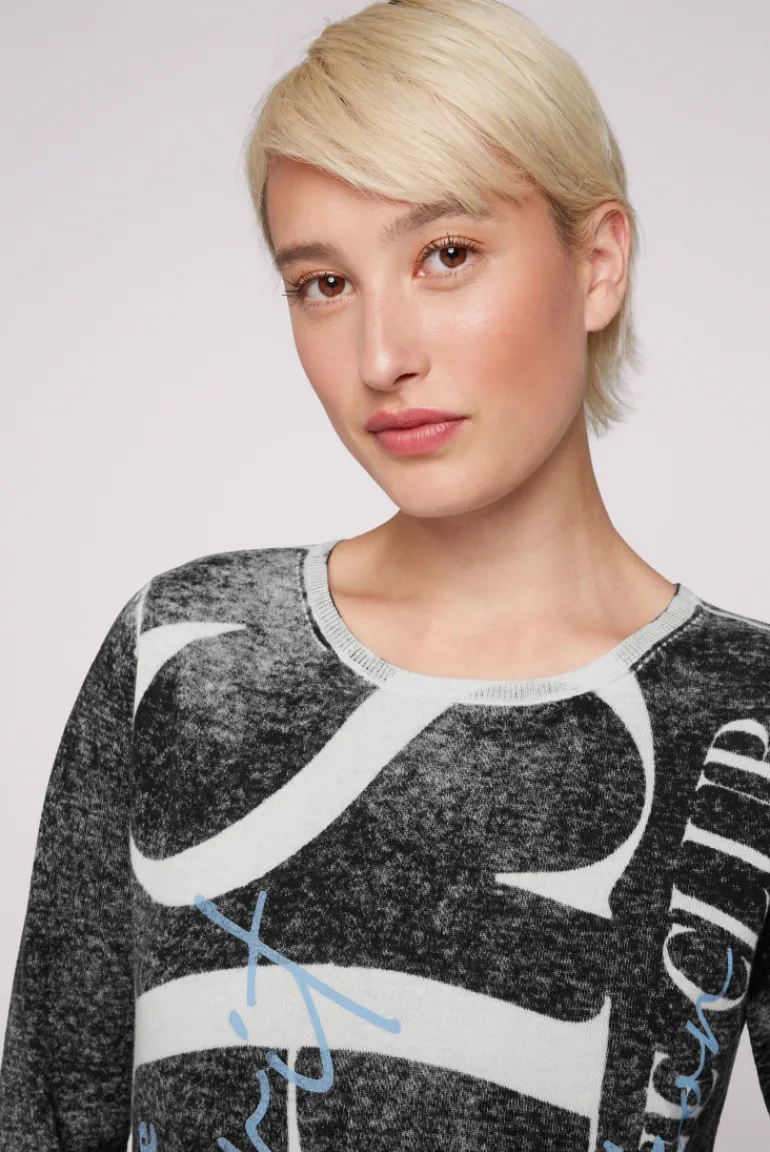 Best CAMP DAVID & SOCCX Pullover mit Acid Prints black