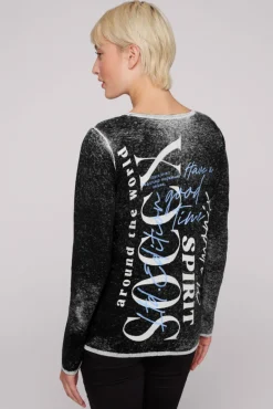 Best CAMP DAVID & SOCCX Pullover mit Acid Prints black