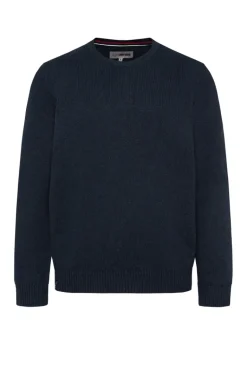 Clearance CAMP DAVID & SOCCX Pullover mit Rundhalsausschnitt blue navy bluenavy