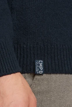 Clearance CAMP DAVID & SOCCX Pullover mit Rundhalsausschnitt blue navy bluenavy